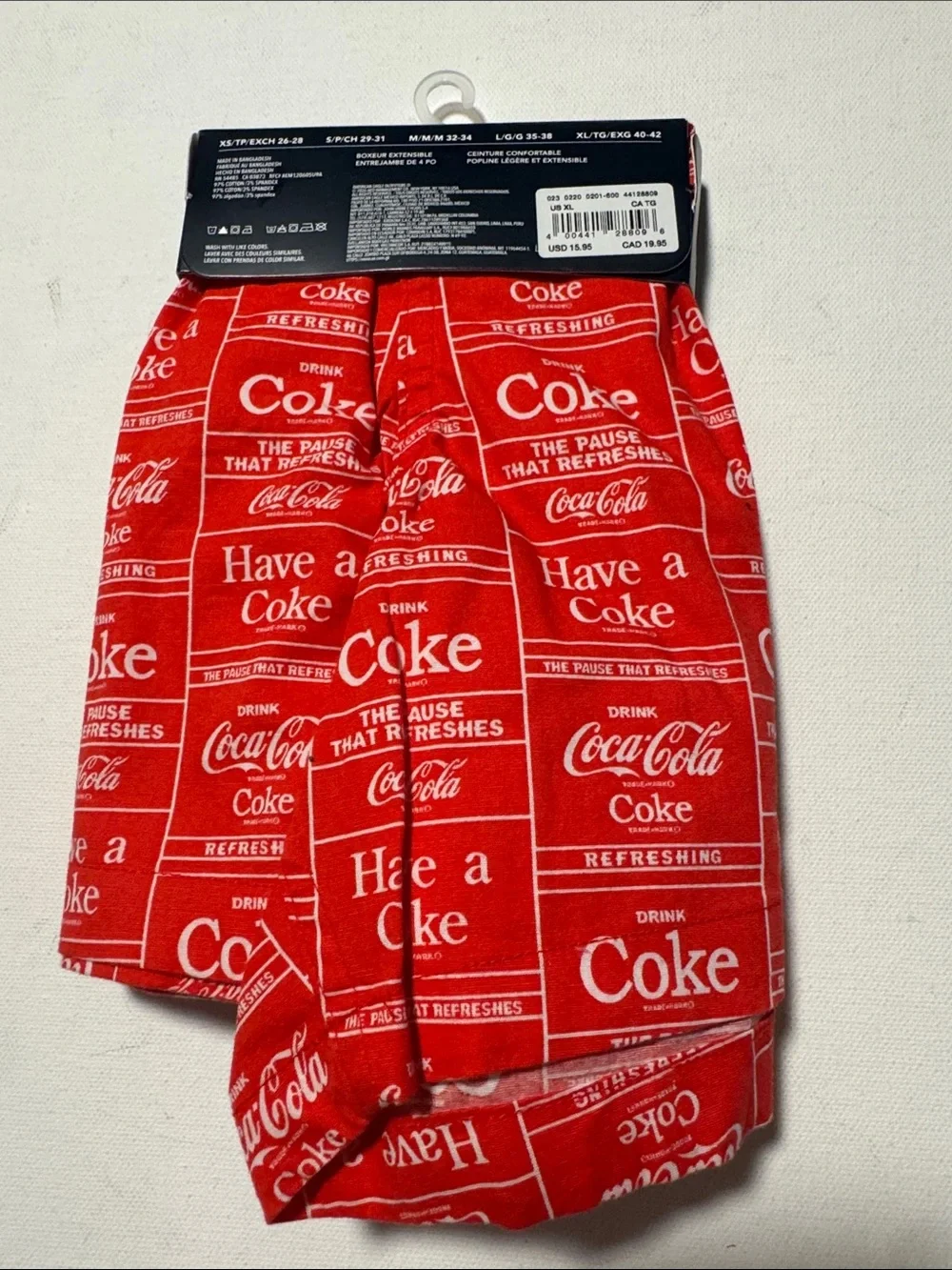 Coke Boxers Mens XL American Eagle